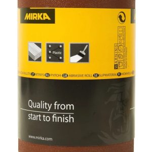 Smilšpapīra rullis Mirka, 120, 500 cm x 11.5 cm
