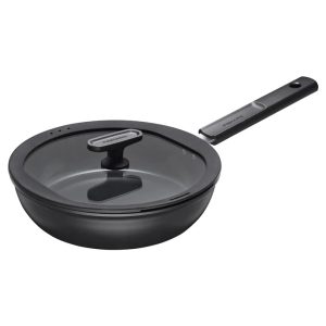 Cepšanas panna ar vāku Fiskars Hard face 1075530, 28 cm, alumīnijs