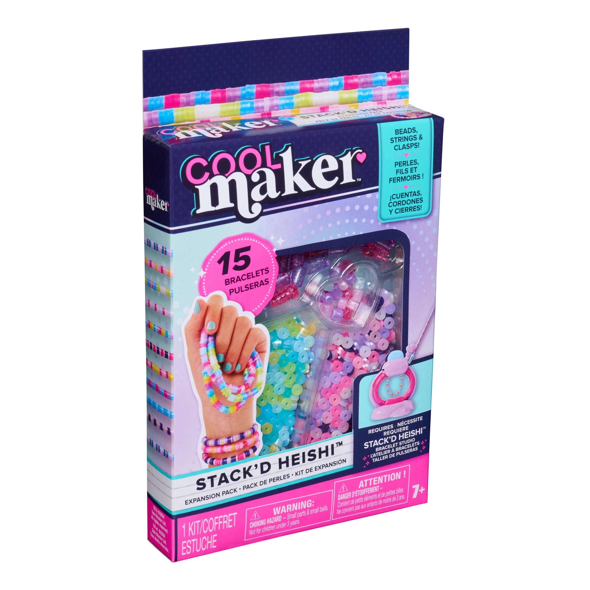 COOL MAKER Papildinājuma komplekts Stack´d Heishi rokassprādžu studija