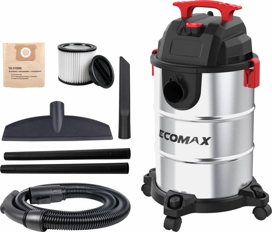 Mitrās un sausās uzkopšanas putekļsūcējs EMX 25L, Ecomax