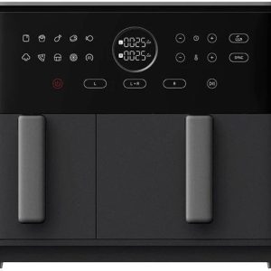 Aerogrils Xiaomi Dual Zone, melna, 2700 W, 10 l