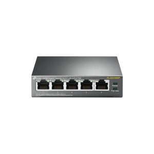 Switch-TP-LINK-Desktop/pedestal-5x10Base-T / 100Base-TX / 1000Base-T-PoE ports 4-TL-SG1005P