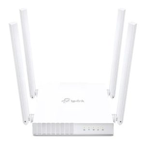 Wireless Router-TP-LINK-Wi-Fi 5 ,802.11ac,-Data speed 433 Mbit/s-Ethernet WAN Yes-Ethernet LAN Yes-5xLAN ports-ARCHERC24