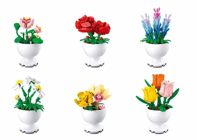 Konstruktors Sluban Potted Plants M38-B1077