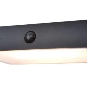 Āra sienas lampa Lutec Lutec Connect, 5W, LED, IP54, antracīta krās., 10.5 cm x 4.3 cm