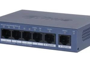 Switch-DAHUA-CS4006-4ET2GT-36-Switch type Managed-Switch layer L2-Form factor Desktop/Wall-Mounting-6xRJ-45 ports-RJ-45 Ports