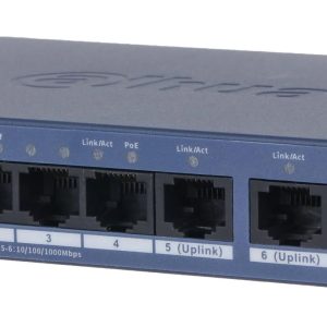 Switch-DAHUA-DH-CS4006-4ET2GT-60-Switch layer L2-2xRJ-45 ports-RJ-45 Ports Type Fast Ethernet ,10/100,-4xGigabit Ethernet