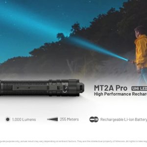 FLASHLIGHT MH SERIES/1000 LUMENS MT2A PRO NITECORE