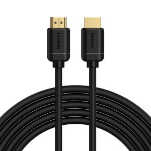 Kabelis Baseus HDMI HDMI Vīrietis, HDMI Vīrietis, 3 m, melna krās.
