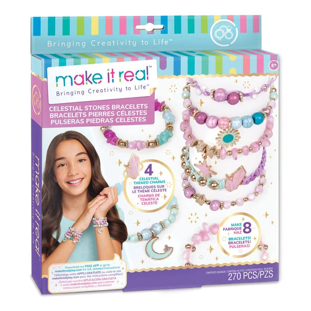 MAKE IT REAL DIY Rokassprādžu komplekts Debesu akmeņi