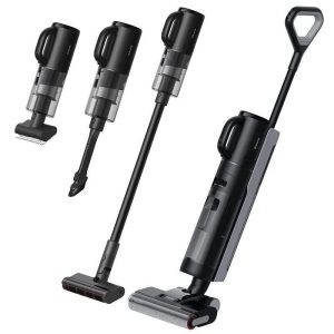 Vacuum Cleaner-DREAME-G12 Dual-Dry&wet-5-in-1 stick vacuum-Black-Bagless-Battery-Suction power 28000 Pa-HHV24A