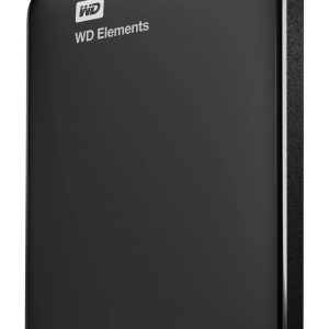 External HDD-WESTERN DIGITAL-Elements Portable-1TB-USB 3.0-Colour Black-WDBUZG0010BBK-WESN
