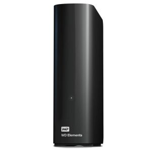 External HDD-WESTERN DIGITAL-Elements Desktop-8TB-USB 3.0-Drives 1-Black-WDBWLG0080HBK-EESN