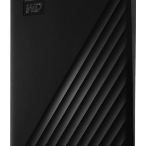 External HDD-WESTERN DIGITAL-My Passport-1TB-USB 2.0-USB 3.0-USB 3.2-Colour Black-WDBYVG0010BBK-WESN