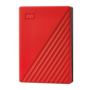 External HDD-WESTERN DIGITAL-My Passport-6TB-USB 2.0-USB 3.2-Colour Red-WDBR9S0060BRD-WESN