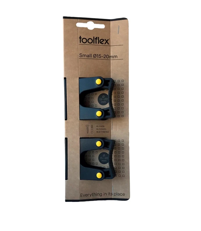Instrumentu turētājs Toolflex 502-1, 1.5 cm, melna krās., 2 gab.