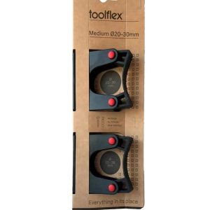 Instrumentu turētājs Toolflex, 2 cm, melna krās., 2 gab.