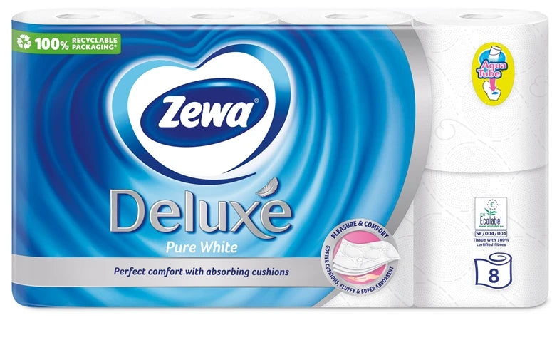 Tualetes papīrs Zewa, 3 sl, 8 gab.
