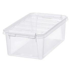 Uzglabāšanas kaste. 4 l. caurspīdīga krās.. 30 x 19