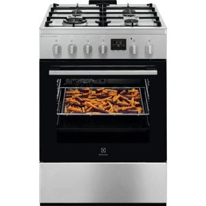 Gāzes plīts ar elektrisko krāsni Electrolux 600 sērija „SteamBake“ LKK664220X