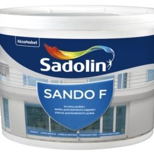 Fasāžu krāsa Sadolin, balta, 10 l