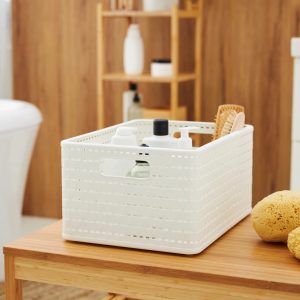 Uzglabāšanas kaste, paredzēts uzglabāšanai Rotho 11153, 18 l, balta krās./,krāsa/dizains tiek izvēlēts nejauši,, 36.8 x 27.8 x