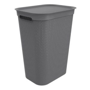 Veļas kaste Rotho 1023508853, 50 l, pelēka krās., 43.1 cm x 34 cm