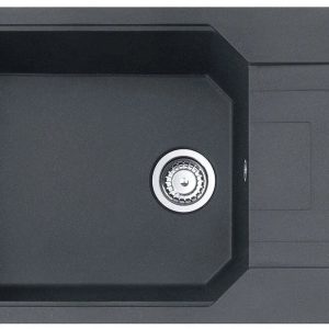 Virtuves izlietne Franke Urban UBG 611-78XL, granīts, 78 cm x 50 cm x 22 cm, onyx
