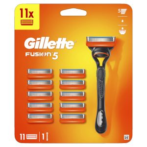 Gillette Fusion5 Skuveklis Vīriešiem + 10 Skuvekļa Galviņas