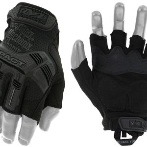 Darba cimdi pirkstaiņi Mechanix Wear M-Pact Fingerless Covert MFL-55-009, melna krās., M, 2 gab.