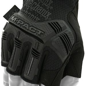 Darba cimdi pirkstaiņi Mechanix Wear M-Pact Fingerless Covert MFL-55-010, melna krās., L, 2 gab.