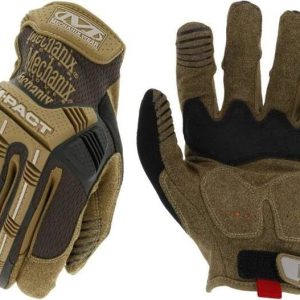 Darba cimdi pirkstaiņi Mechanix Wear M-Pact MPT-07-010, brūna krās., L, 2 gab.