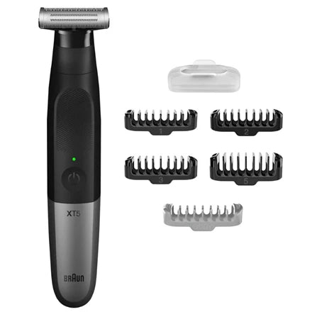 Bārdas trimmeris Braun Series X XT5100, melna krās./pelēka krās.