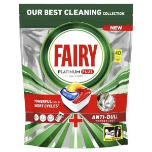 Trauku mazgājamās mašīnas kapsulas Fairy Platinum Plus All in One, 40 gab.