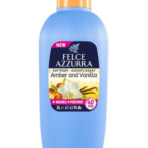 FELCE AZZURRA Amber & Vanilla veļas mīkstinātājs ,40x, 2L