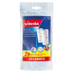 Drēbju tīrīšanas ruļļa uzpilde.asdasfasf Vileda PET PRO, plastmasa/papīrs, 2 gab.