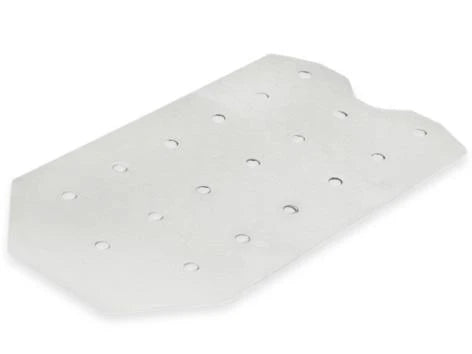 Vannas istabas paklājs Gedy 983672 02, balta krās., 71 cm x 36 cm