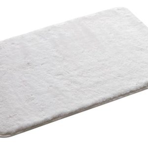 Vannas istabas paklājs Gedy, balta, 80 cm x 50 cm