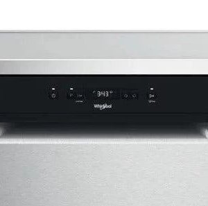 Trauku mazgājamā mašīna Whirlpool W2F HD624X, nerūsējošā tērauda krās.