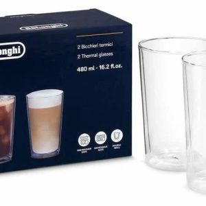 Glāžu komplekts DeLonghi. stikls. 0.48 l. 2 gab.