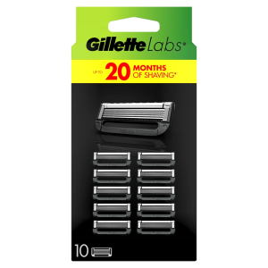 Gillette Labs Skuvekļa Asmeņi Vīriešiem, 10 Rezerves Asmeņi