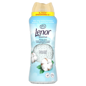 LENOR Smaržu Granulas Sensitive Cotton Fresh 495 g ,41 Mazgāšanas Reizēm,