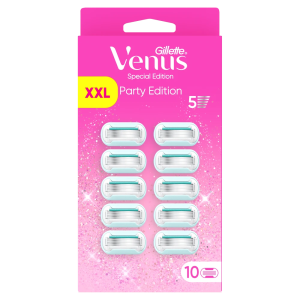 Gillette Venus Party Edition Razor Skuvekļa Maināmas Asmeņu Kasetnes, 10 gab