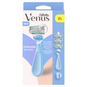Gillette Venus Intimate Skuveklis, 3 Rezerves Kasetnes
