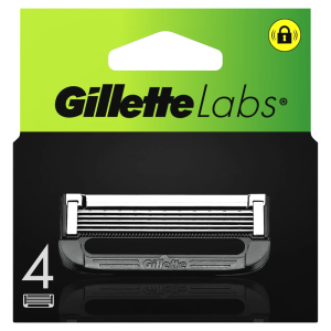 Gillette Labs Skuvekļa Asmeņi Vīriešiem, 4 Rezerves Asmeņi