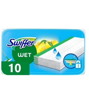 Swiffer Sweeper Mitrās Salvetes, 10 gab