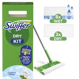 Swiffer Sweeper Starter Kit XXL, 11 Grīdas Lupatas ,Sausas 8 gab + Mitras 3 gab,