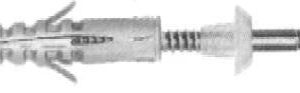 Dībelis Friulsider WC, paredzēts tualetes podiem, 8 mm x 75 mm, 4 gab.