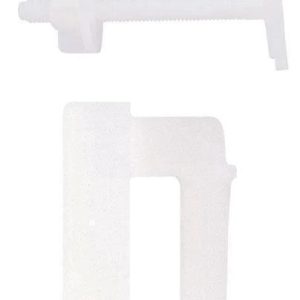 Kronšteins tualetes poda vākam Friulsider 61805O, plastmasa, 7.5 cm, DIA 8 mm, 2 gab.