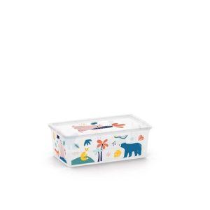 Uzglabāšanas kaste ar vāku Kis C Box Style, 5 l, daudzkrāsaina, 33.5 x 19 x 12 cm